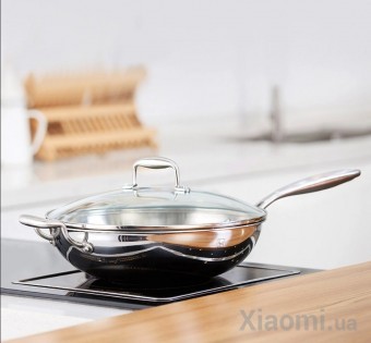 Сковорода вок Xiaomi Yi wu yi shi Wok 32 см 